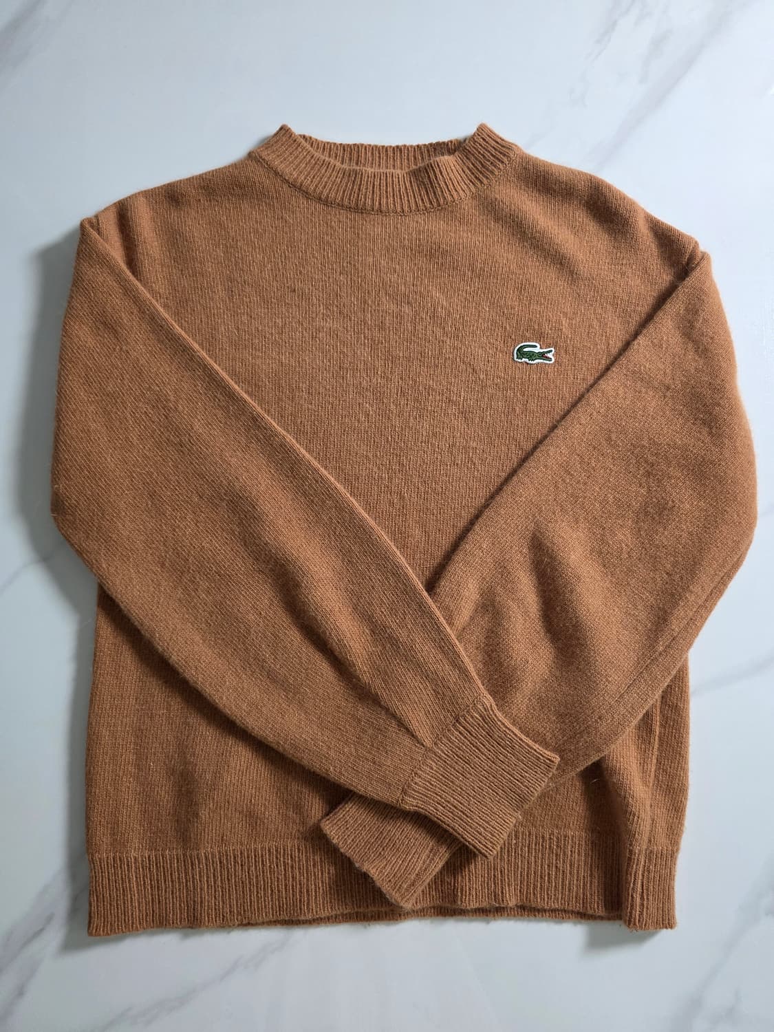 Lacoste / 브라운 앙고라 니트 상품이미지1
