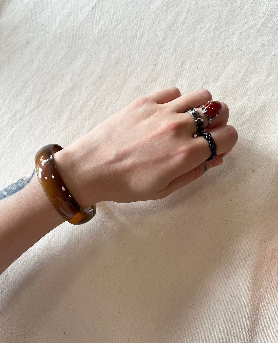 VINTAGE amber bangle 상품이미지1
