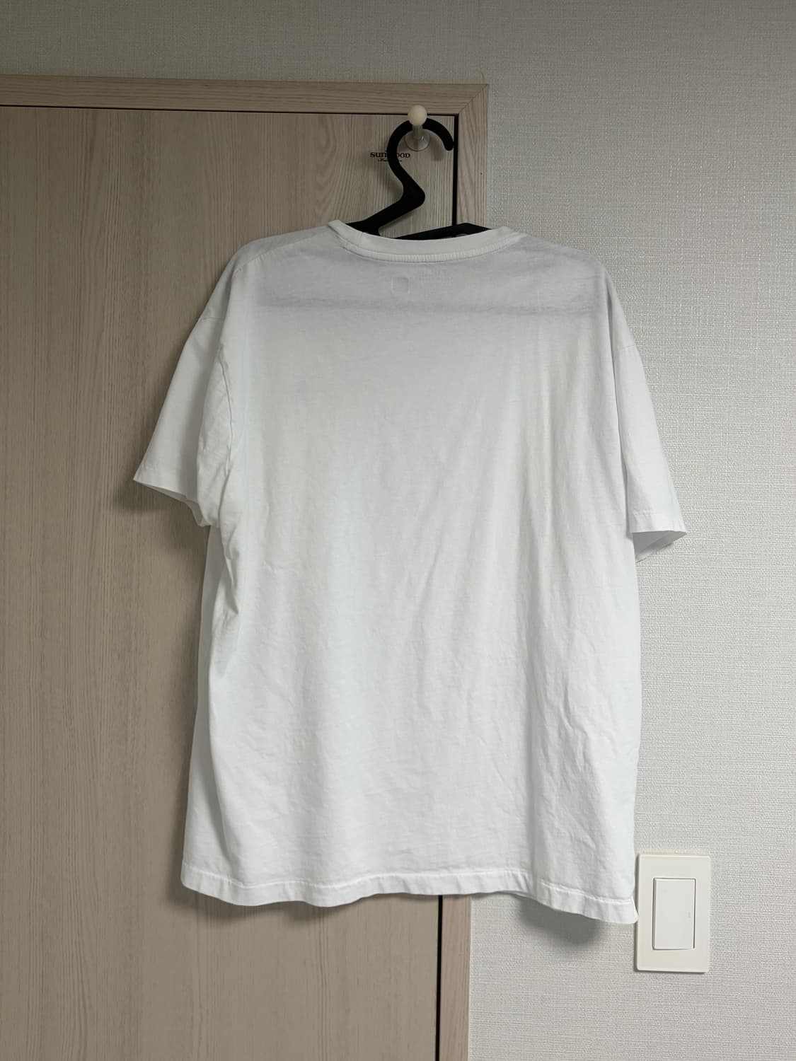 폴로 랄프로렌 클래식 핏 티셔츠 화이트/블랙 L 상품이미지3