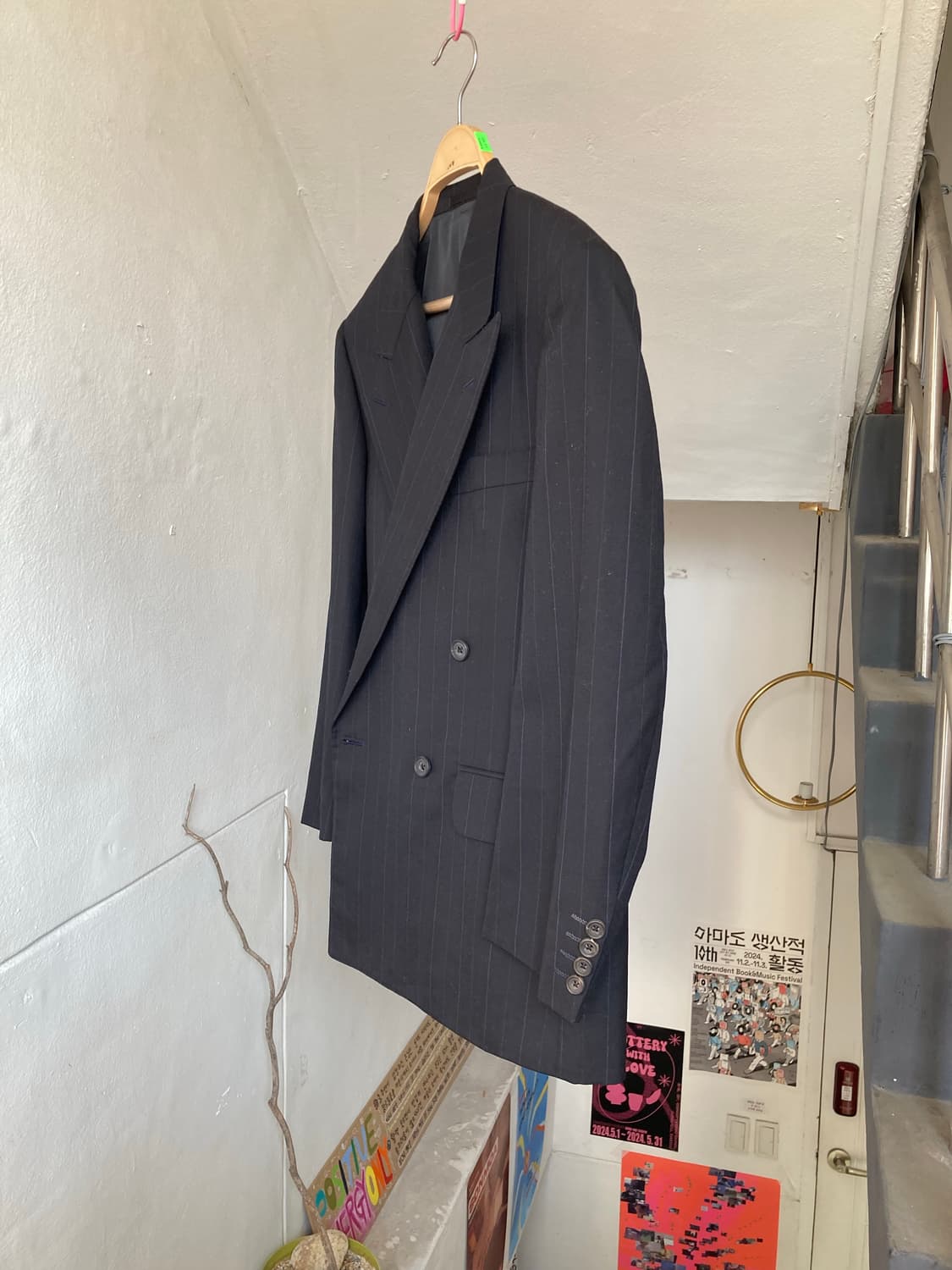 버버리 Berberry 스트라이프 자켓 상품이미지4