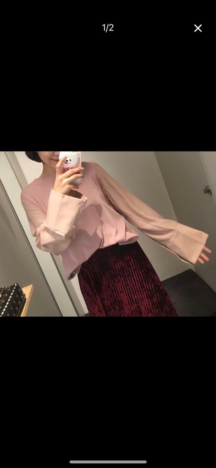 코스 여름 니트 블라우스 상품이미지1