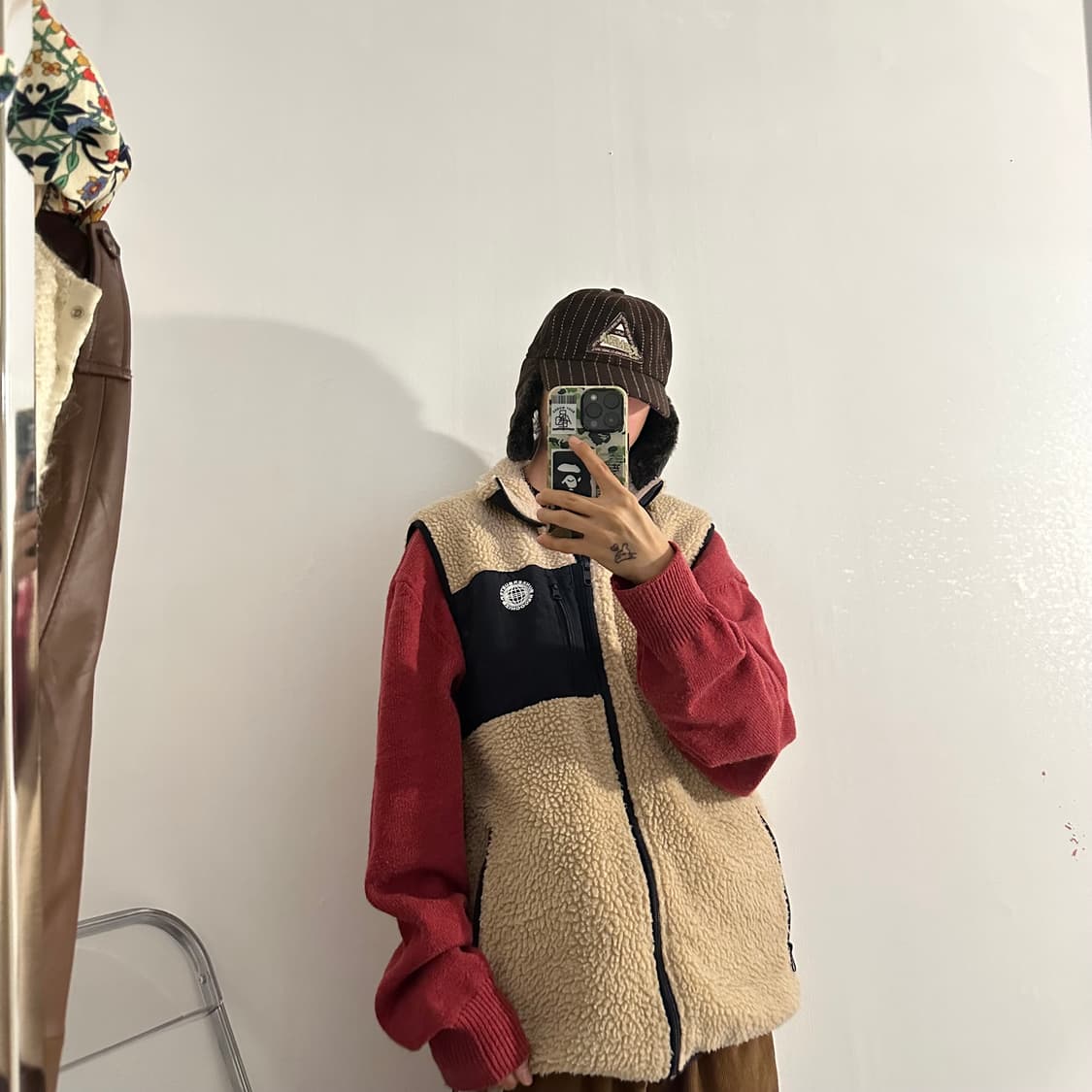 Kenzia italy 빈티지 울 코듀로이 트루퍼햇 이어플랩 귀도리모자 상품이미지3