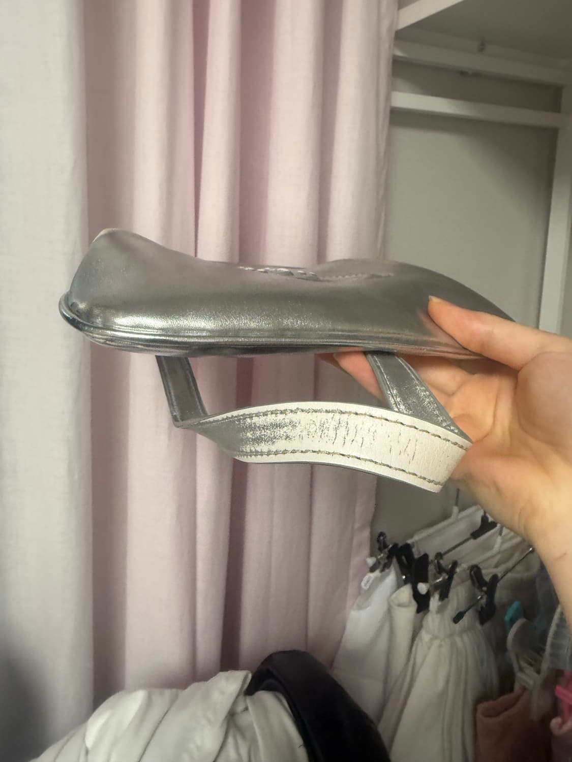 정품 비비안웨스트우드 첼시백 실버 제니백 상품이미지2