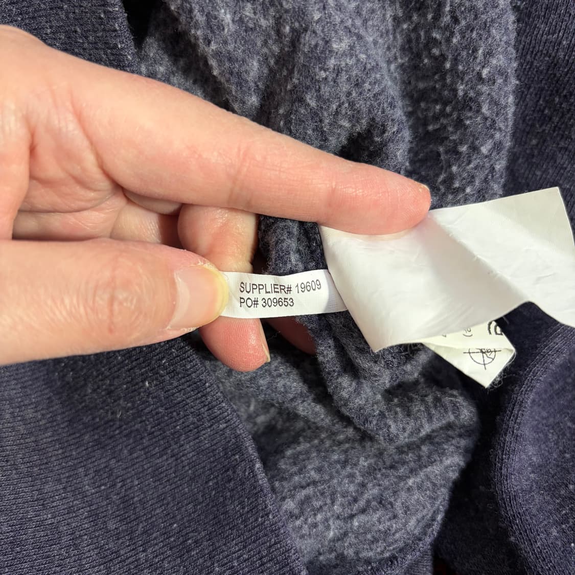 데님앤서플라이 랄프로렌 빈티지 로고 프린트 후드집업(XS) 상품이미지7