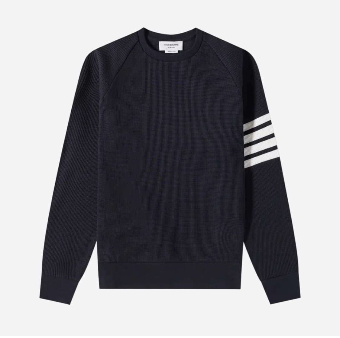 톰브라운 네이비 완장 와플 니트 상품이미지1