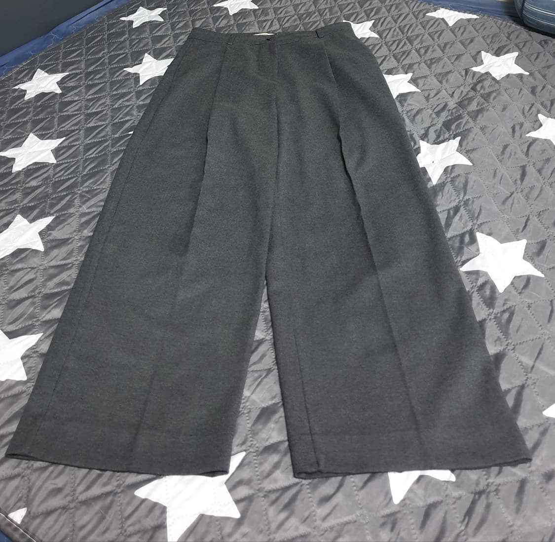 SIYAZU 혜비트윌 원턱 와이드 슬랙스 그레이 (M) 상품이미지1