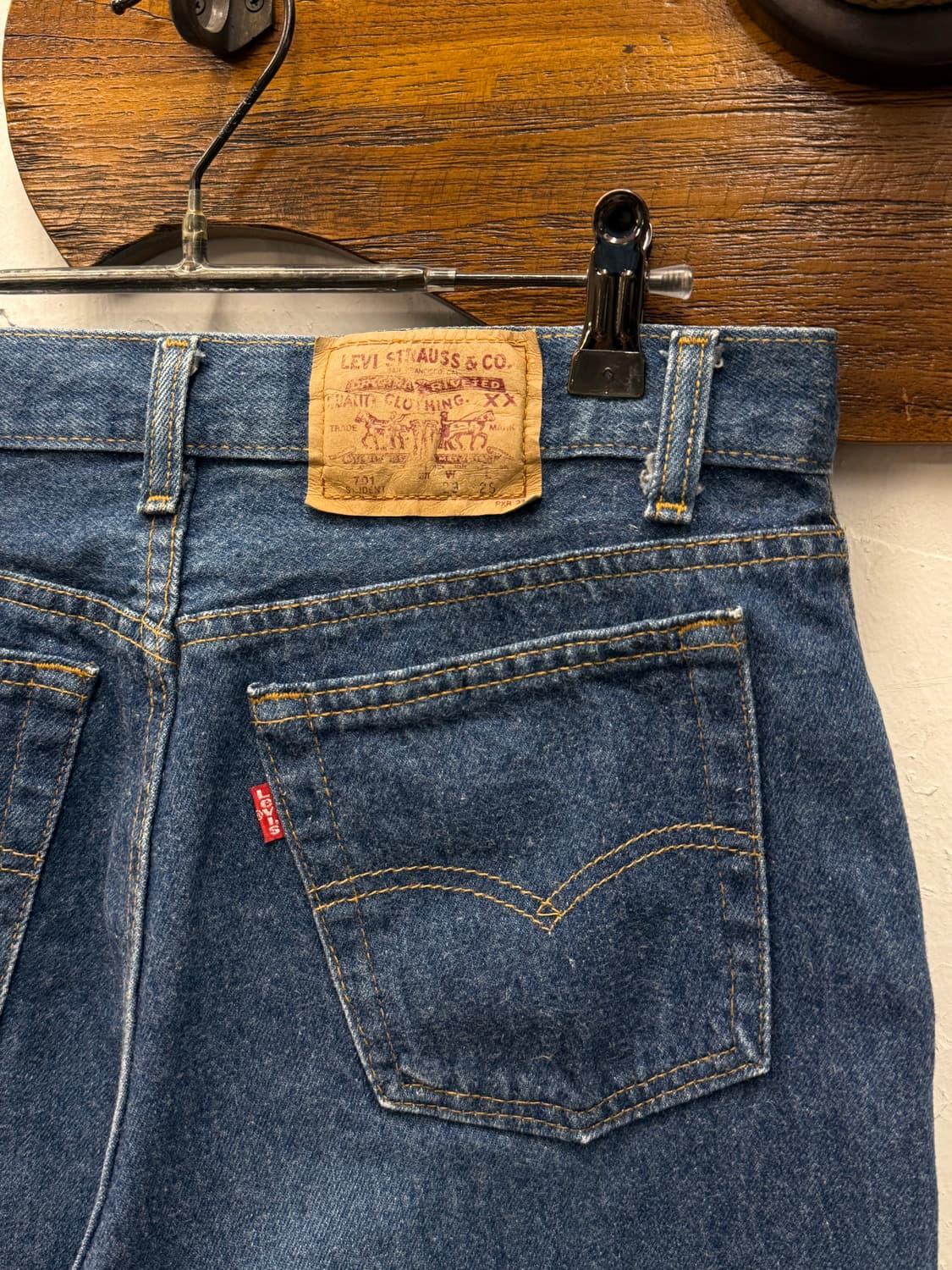 90s USA Levi’s 701 Straight Denim Pants 상품이미지3