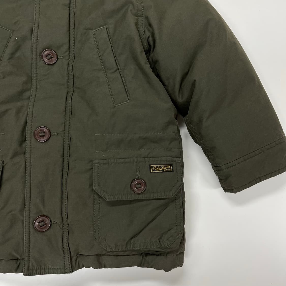 4t 랄프로렌 폴로키즈 오리털 카키 패딩 상품이미지4