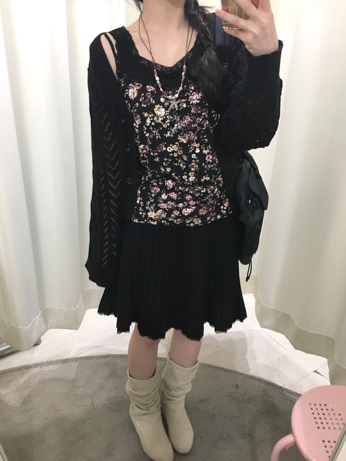 lace pleats skirt 상품이미지6