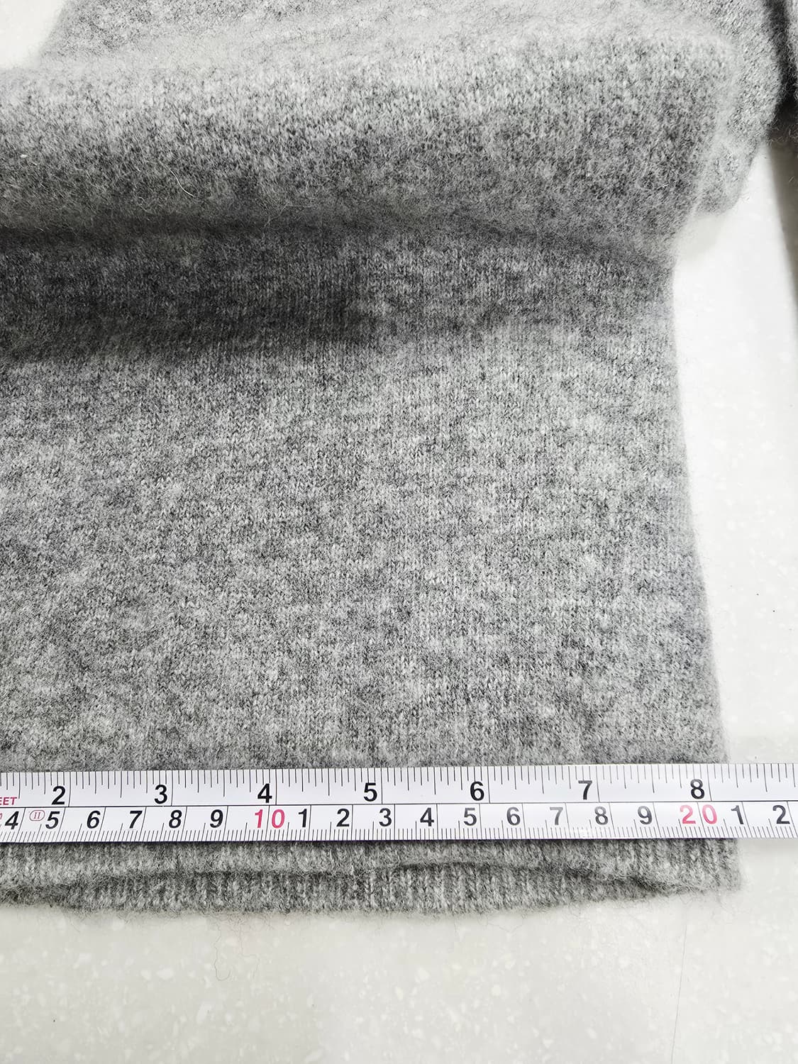 드마이어 회색 니트 홀가먼트와이드 팬츠 울캐시미어 혼방 상품이미지7