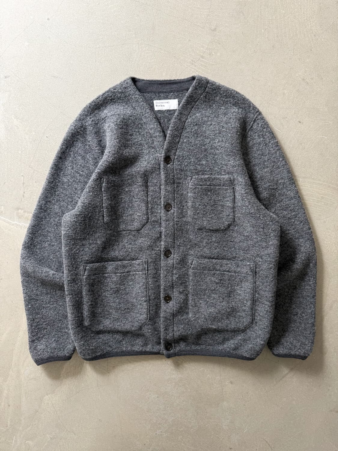 UNIVERSAL WORKS WOOL FLEECE CARDIGAN 상품이미지1
