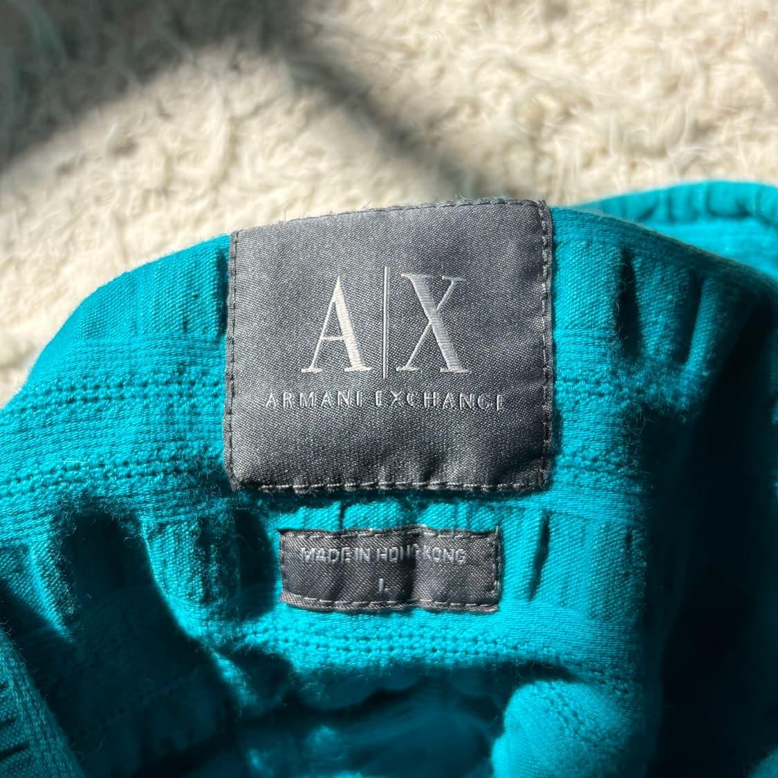 아르마니 익스체인지 스카이 텍스쳐 셔츠 상품이미지7
