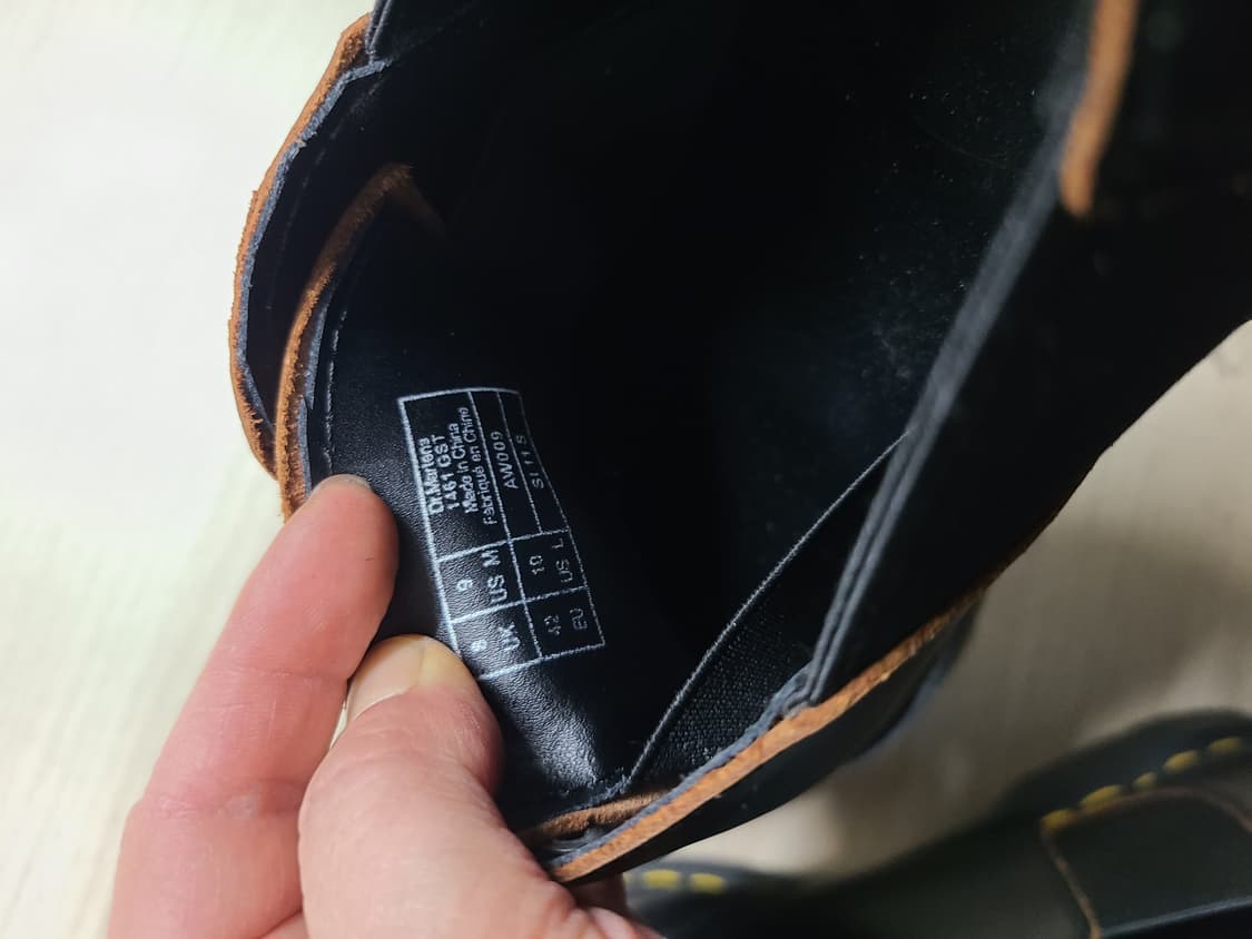 닥터마틴 블랙 지퍼 로퍼 42 상품이미지6