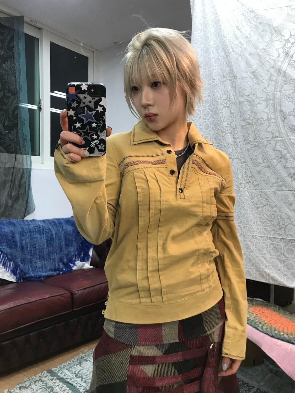 Aenoc 빈티지 여성 골덴 셔츠  상품이미지1