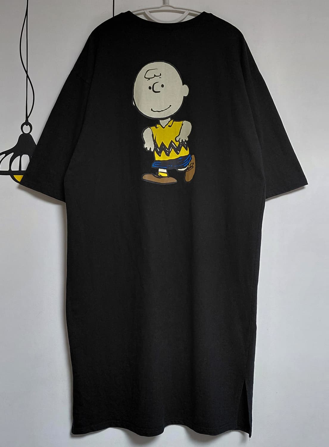 [FREE] PEANUTS 정품 찰리 브라운 자수/프린팅 반소매 원피스 상품이미지7