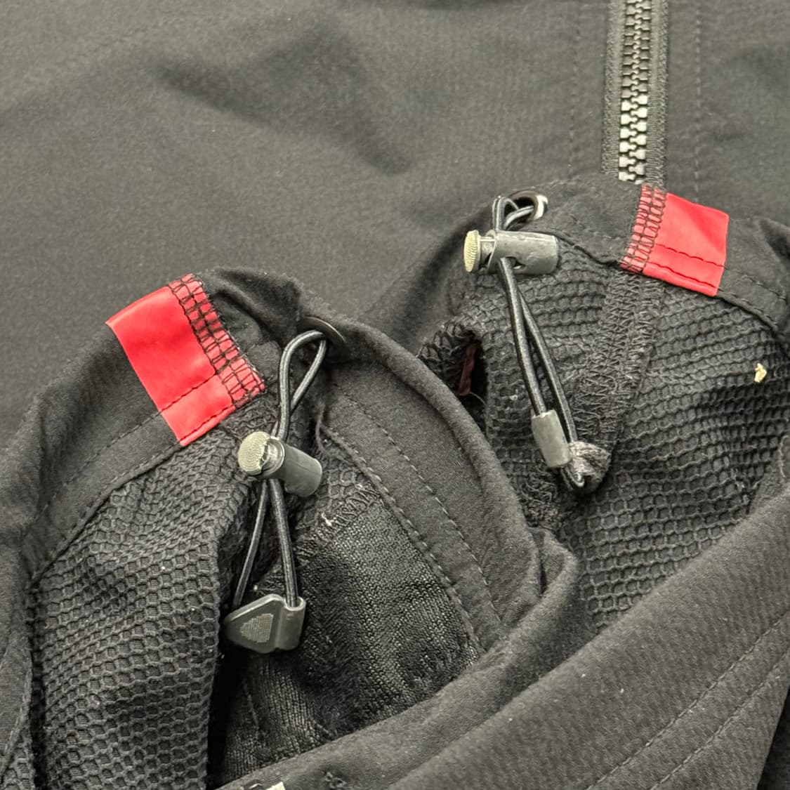 [정품/M] 나이키 블랙 레드 후드 바람막이 자켓 b19 상품이미지9