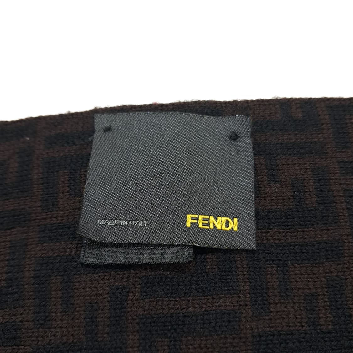 MX310 펜디 FF 패턴 브라운 울 목도리 머플러 상품이미지5