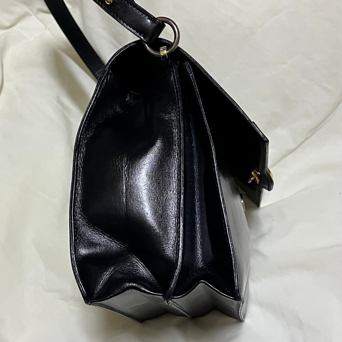 빈티지 ) dior 디올 레더 스퀘어백 상품이미지5