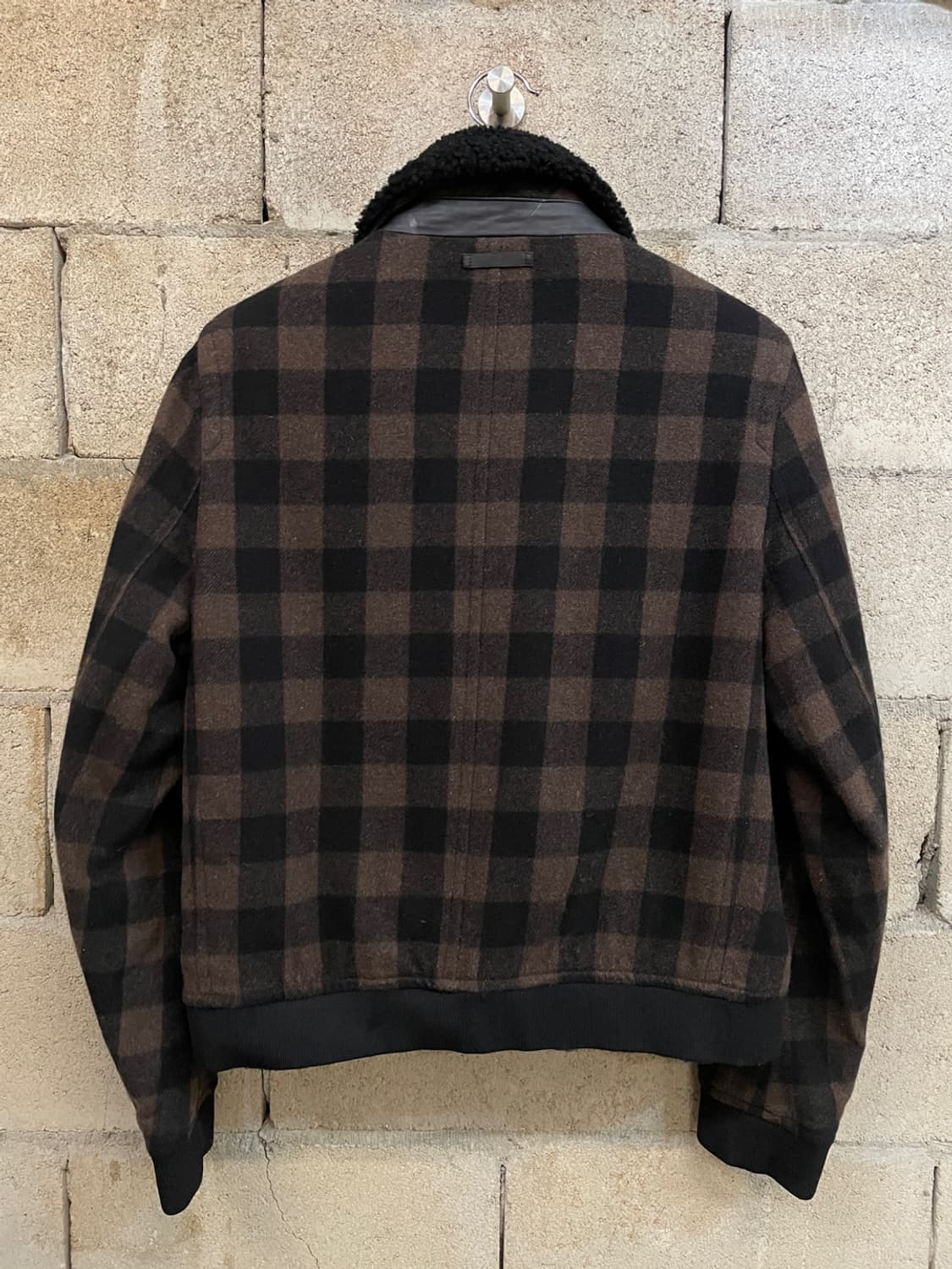 코치 시어링 카라 울 봄버 자켓 상품이미지3