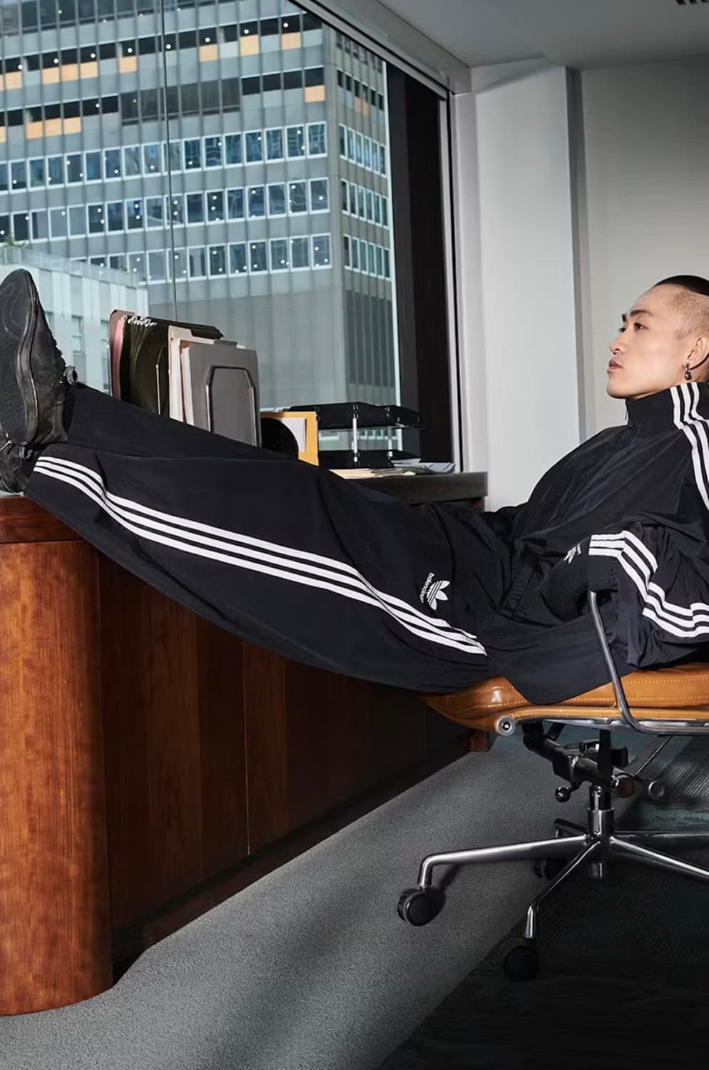 [43]발렌시아가 스탠스미스 원아웃 블랙 상품이미지4