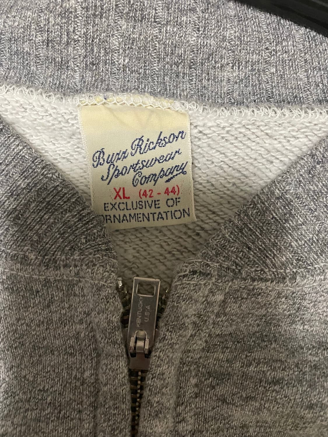 버즈릭슨 스웻 집업 상품이미지2