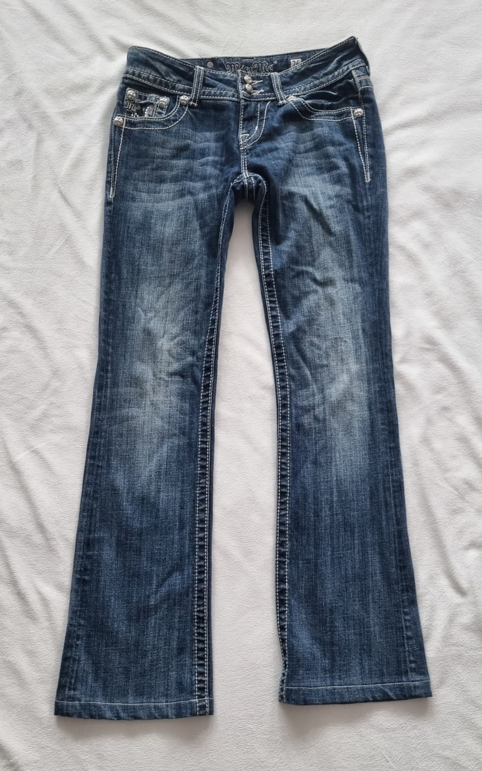 미스미 y2k 펑크 부츠컷 팬츠 상품이미지1