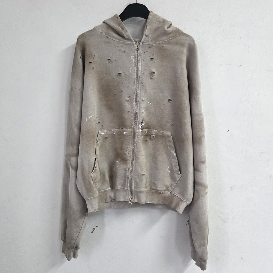 빈티지 다잉 후드집업 상품이미지6