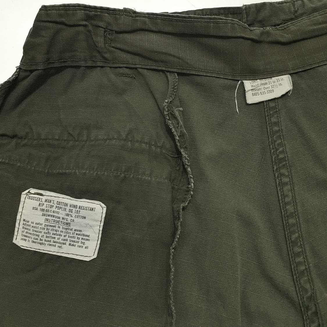 오리지널 og107 정글퍼티그 카고팬츠 미디움 롱 (31~34) 상품이미지7
