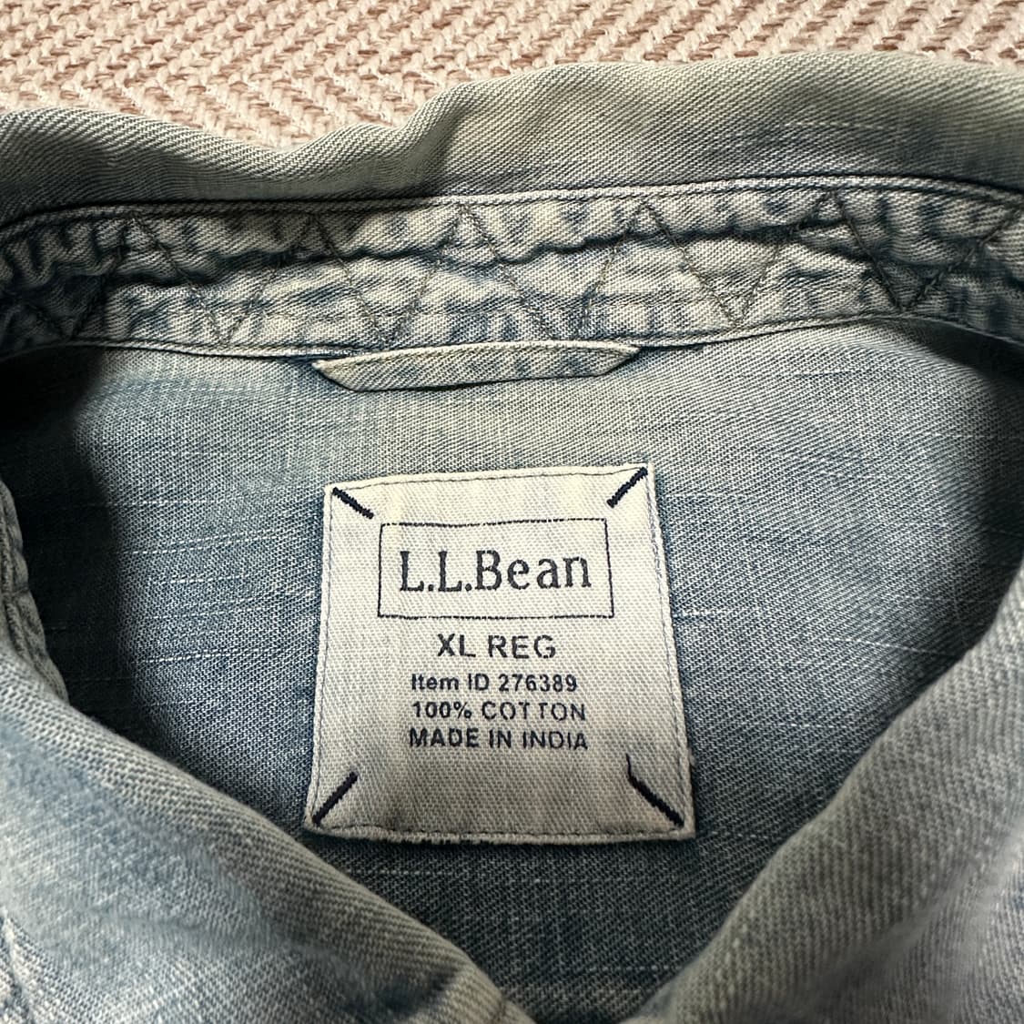 L. L. BEAN vintage denim shirt 상품이미지3