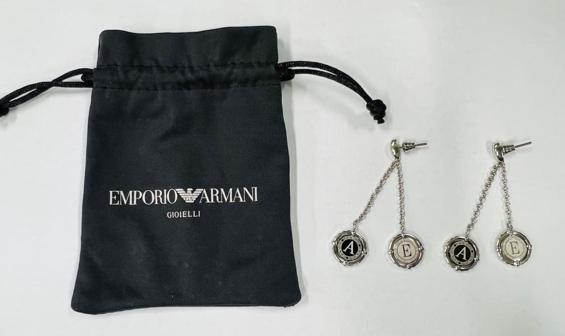 엠포리오 아르마니 드롭 귀걸이 실버 상품이미지3