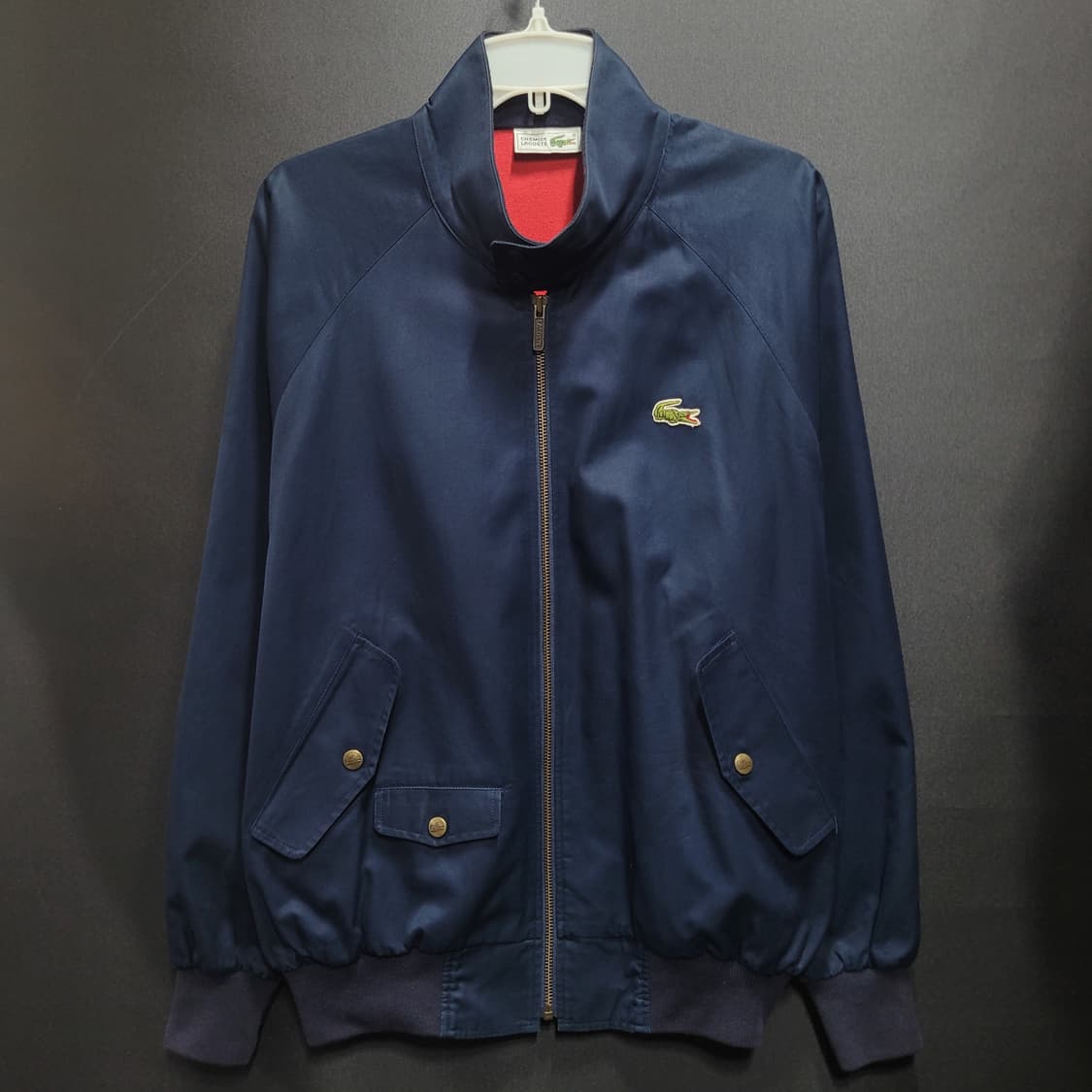 LACOSTE 라코스테 빈티지 바람막이 블루종 바라쿠타 상품이미지1