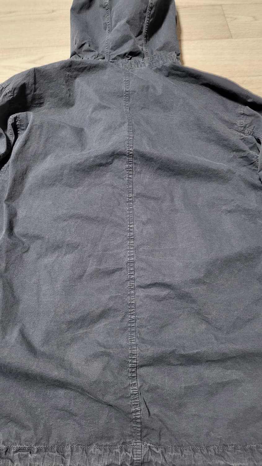 스톤아일랜드 브러쉬드 코튼 아노락 리드 그레이 L 상품이미지5