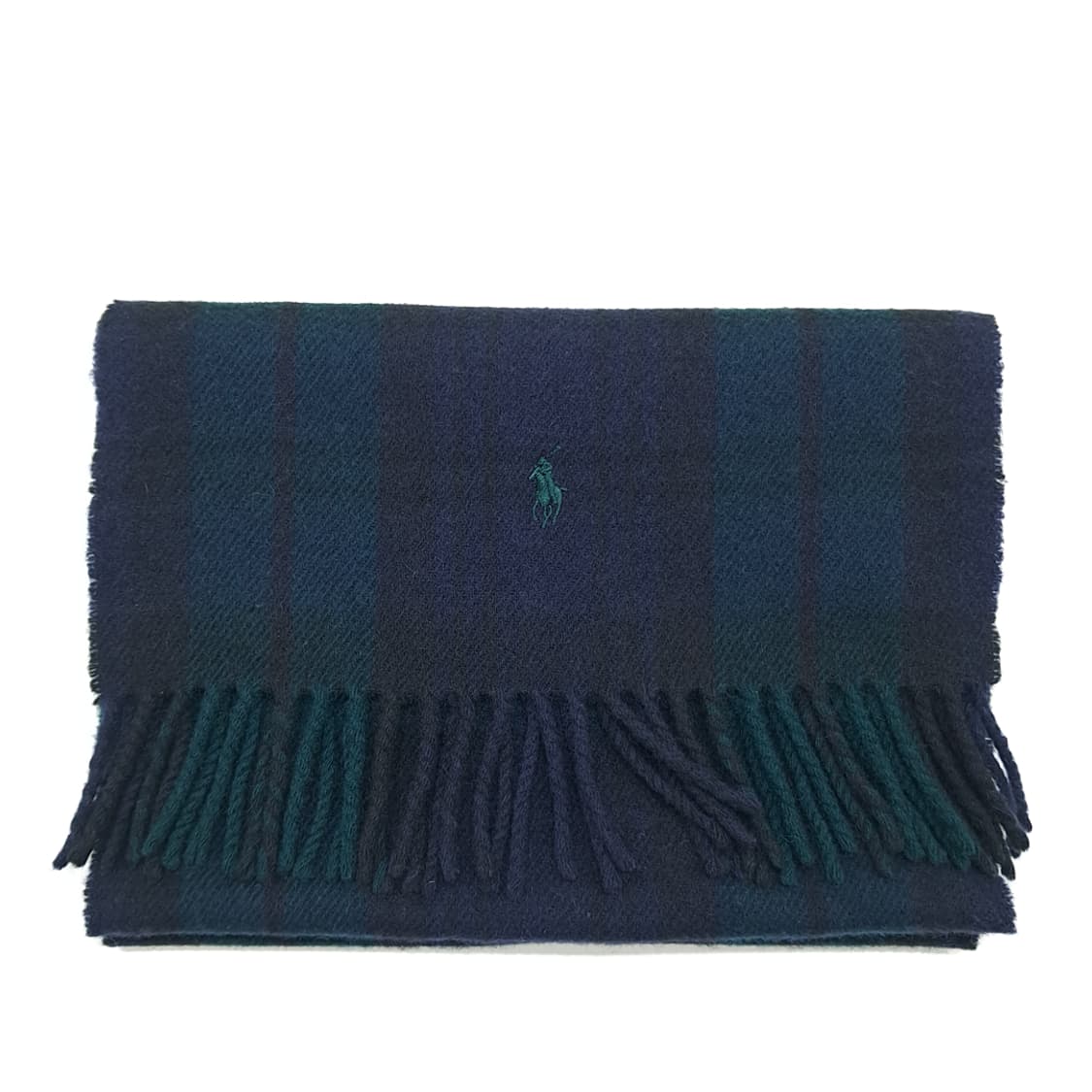 MX347 폴로 랄프로렌 블랙워치 타탄체크 램스울 목도리 머플러 상품이미지7