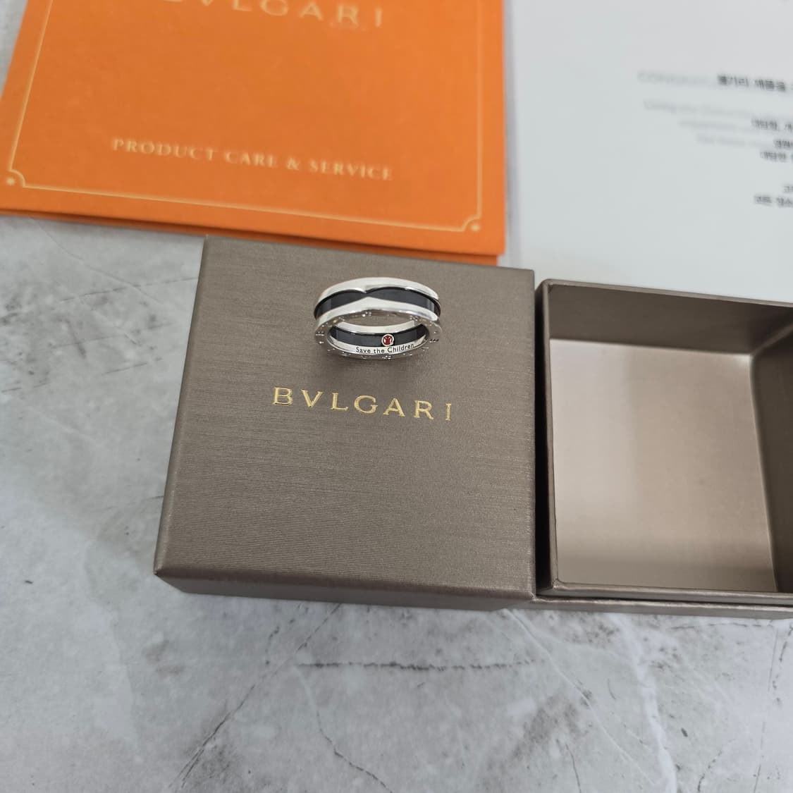 불가리 세이브더칠드런 반지 링 61호 판매 상품이미지2