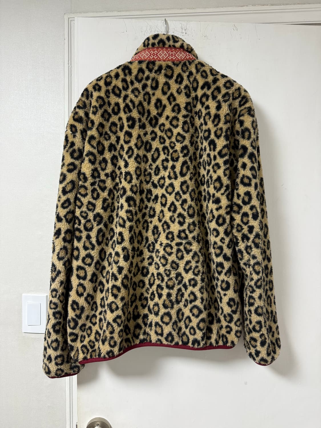 Kapital 레오파드 패턴 플리스 집업 블루종 상품이미지4