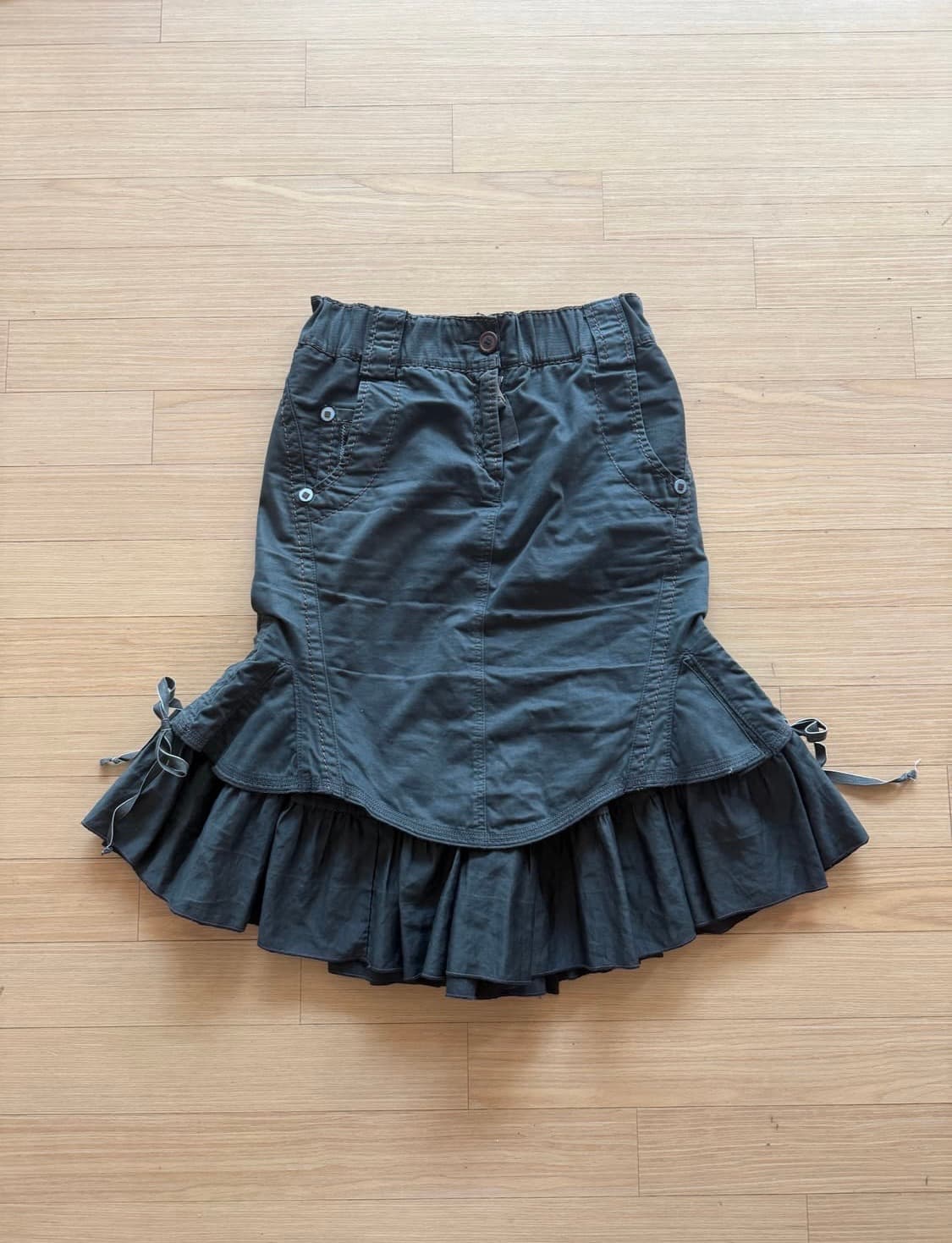 Marithe Girbaud 셔링 프릴 스커트 상품이미지3