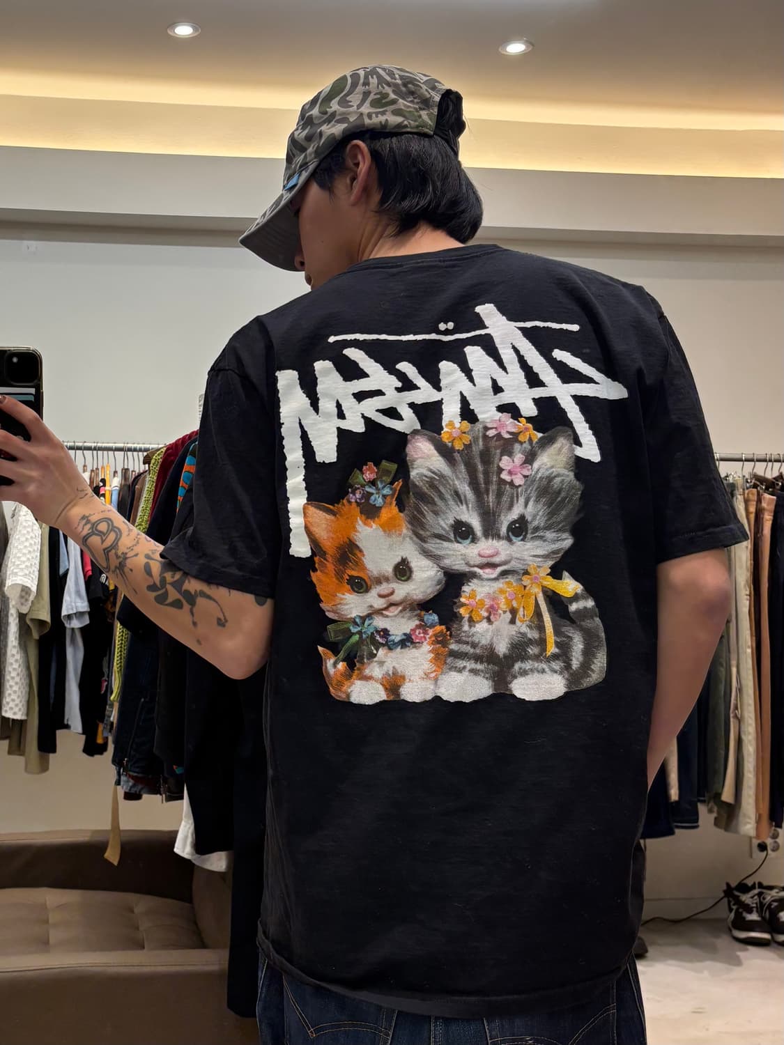 스투시 키튼 티셔츠 상품이미지4