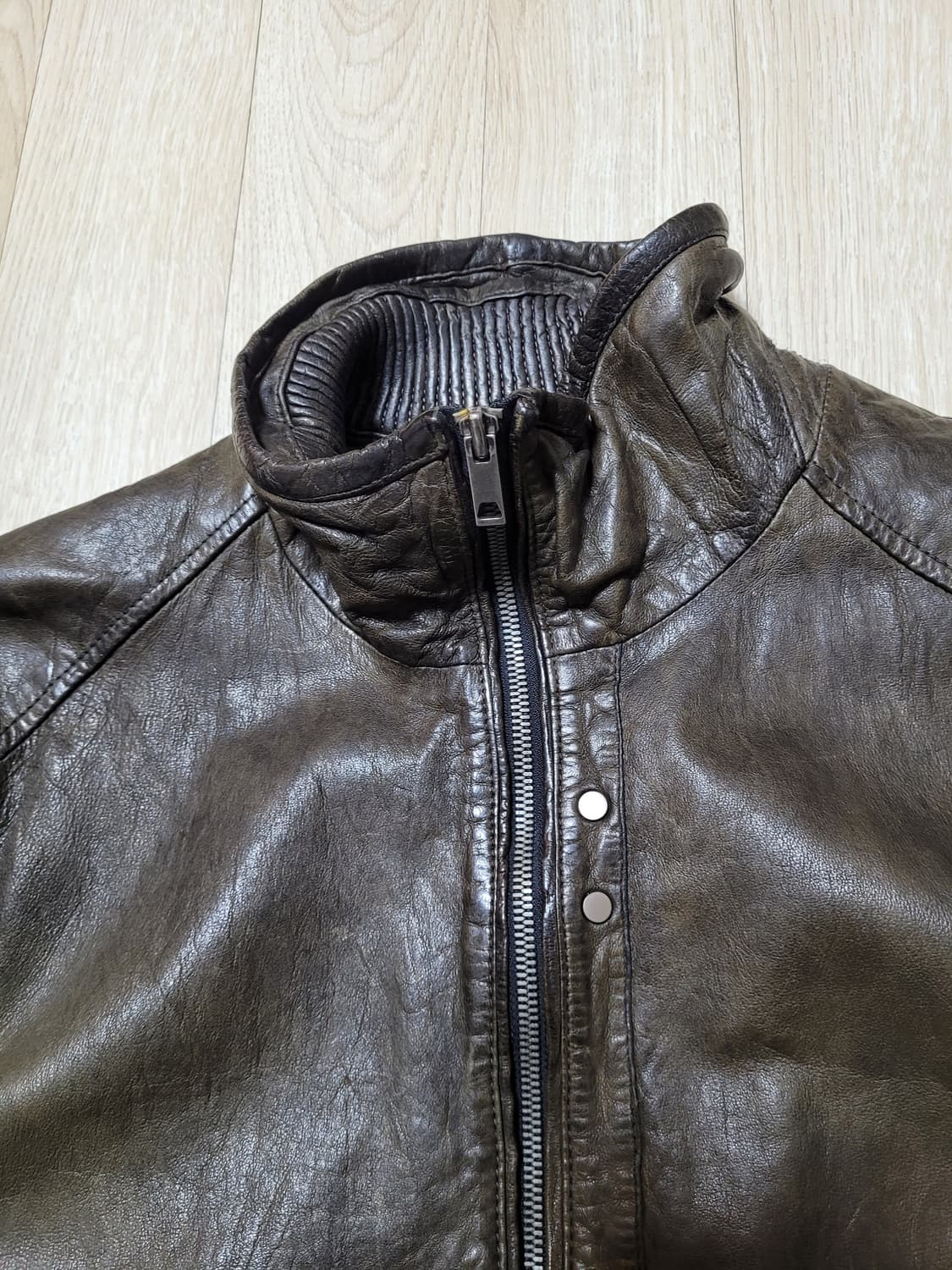 솔리드옴므 우영미 빈티지 가죽자켓 105사이즈 상품이미지10