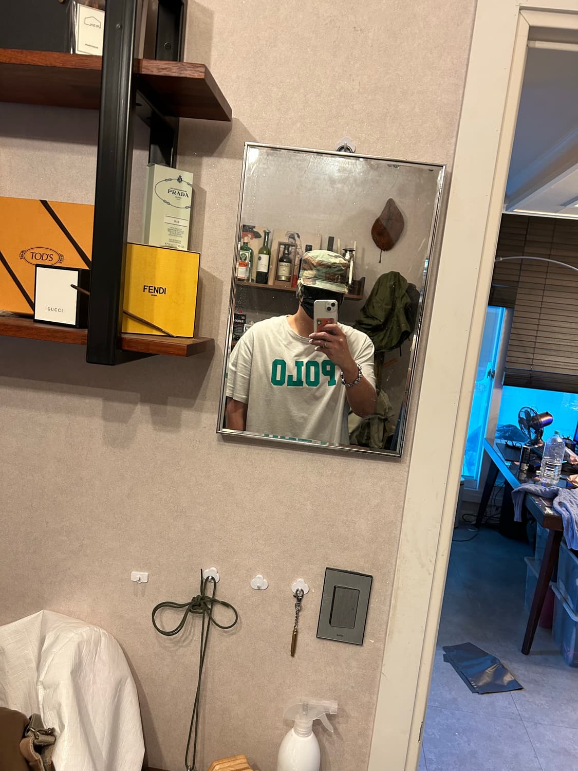  80's USA 미군  오리지널  우드랜드 이어플랩  상품이미지3