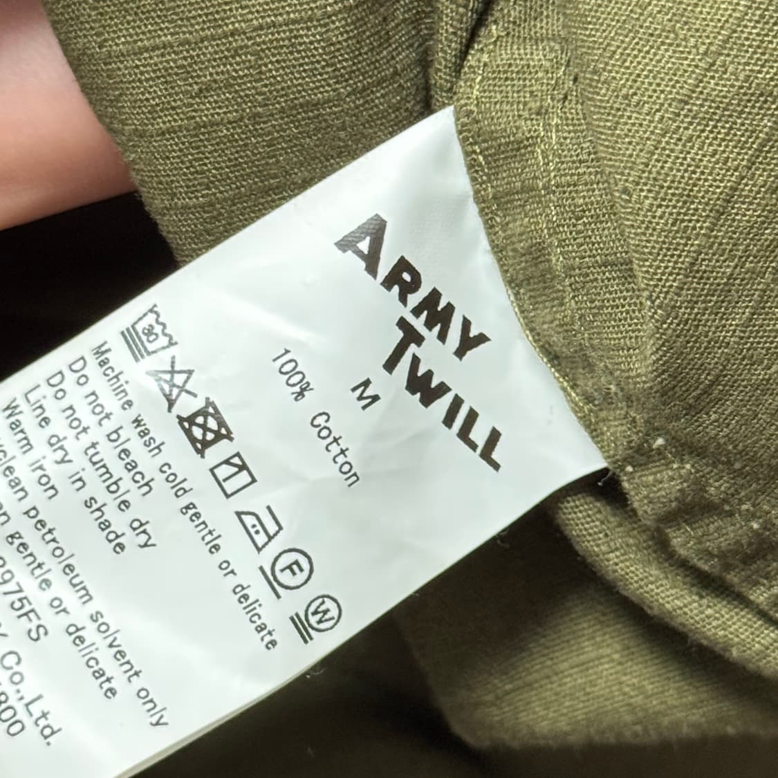 ARMY TWILL jacket/아미 트윌 자켓 상품이미지3
