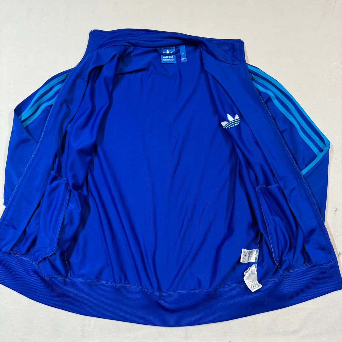 105) 아디다스 파이어버드 삼선 져지 트랙탑 집업 블루 A89 상품이미지5