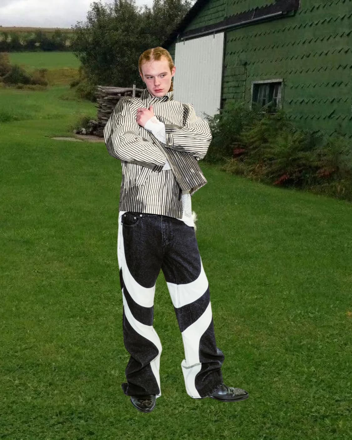 릴 웨이비 트림 데님팬츠 상품이미지2