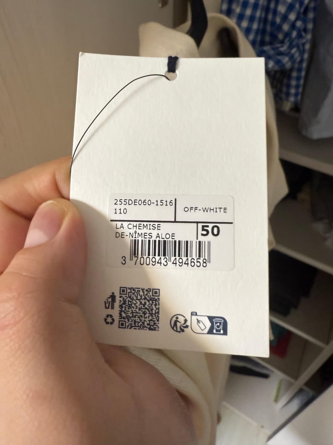 Jacquemus La Chemise De-Nîmes Aloe  상품이미지4