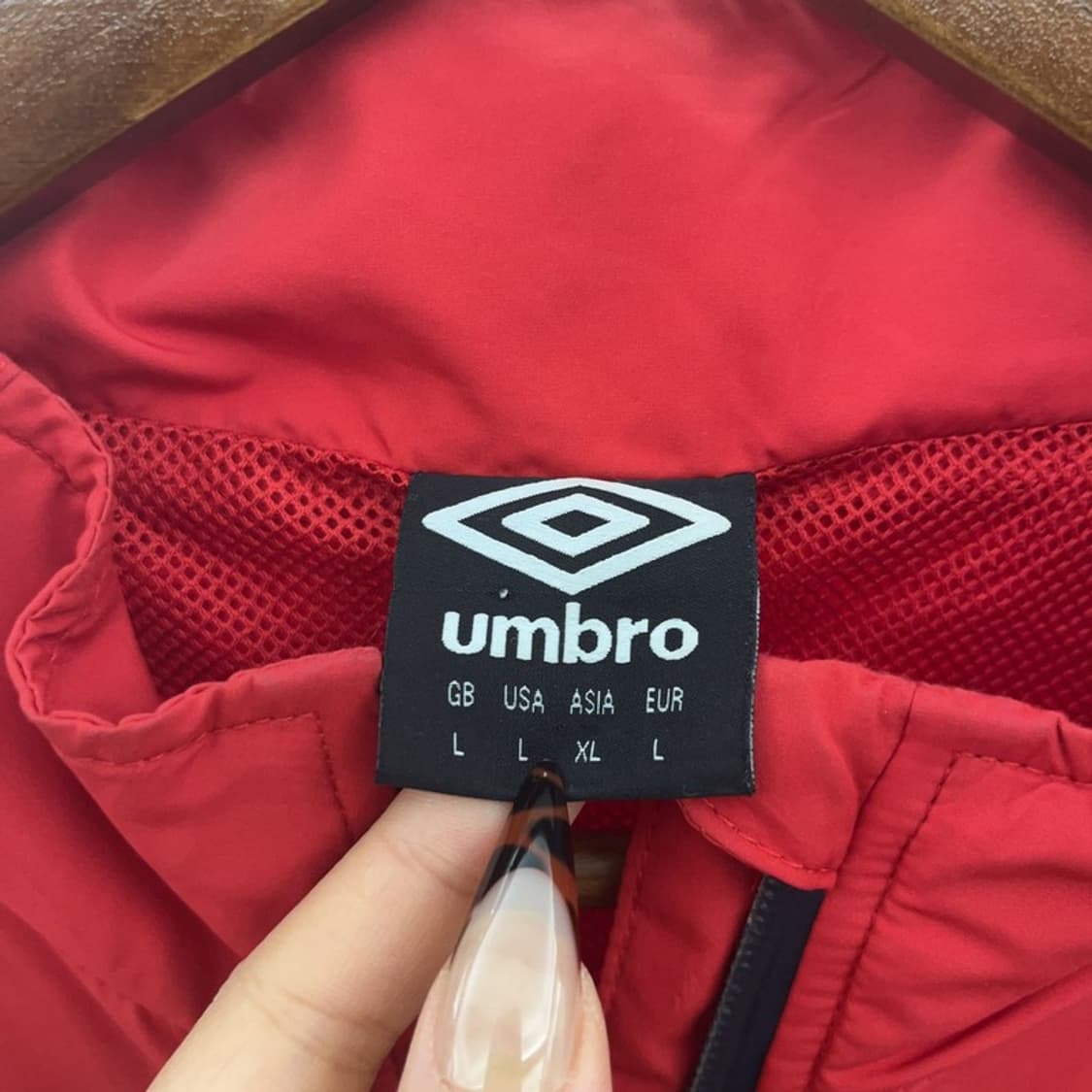 엄브로 모스크바 축구 윈드브레이커 바람막이 자켓 XL C08336 상품이미지5