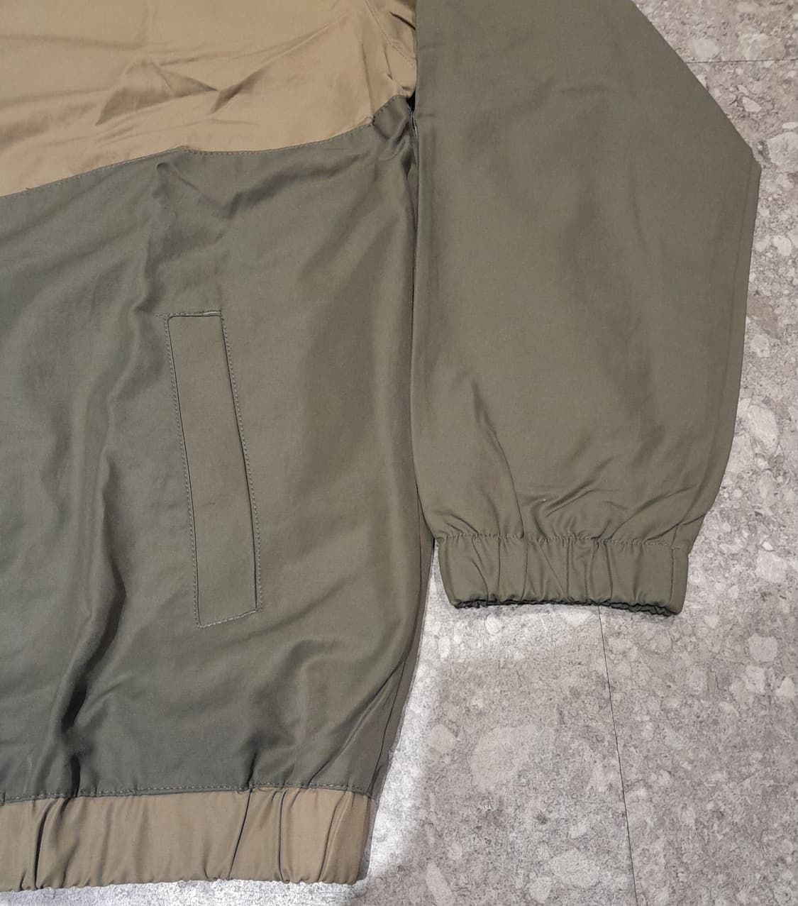 💥다이아몬드레이라 배색 자켓 카키 (M) 상품이미지6