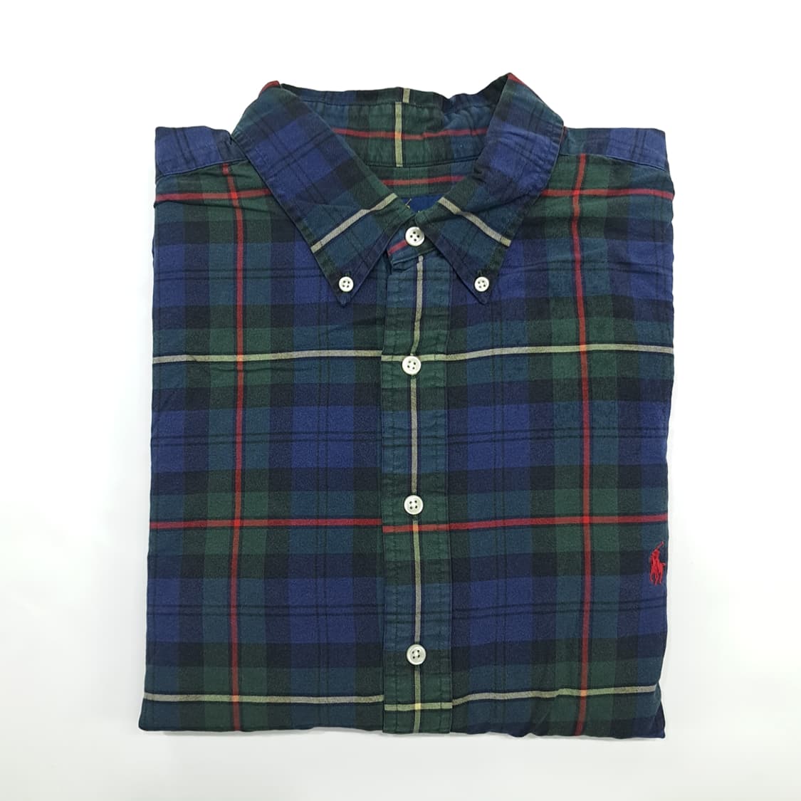 CN364 2XLT 폴로랄프로렌 클래식 블랙워치 타탄체크 긴팔 셔츠 남방 상품이미지8