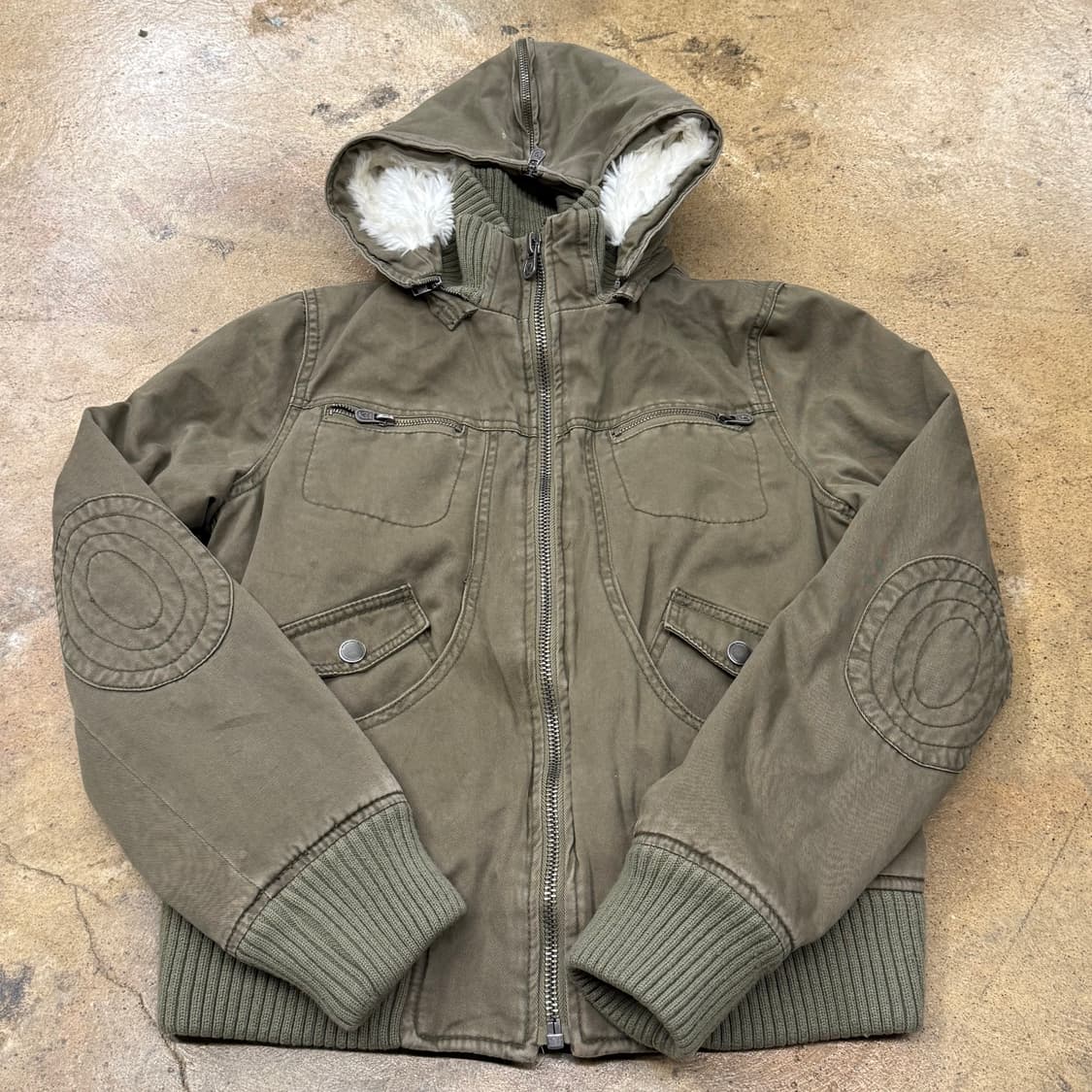 MOSSIMO SUPPLY CO 카키 후드 자켓  상품이미지2