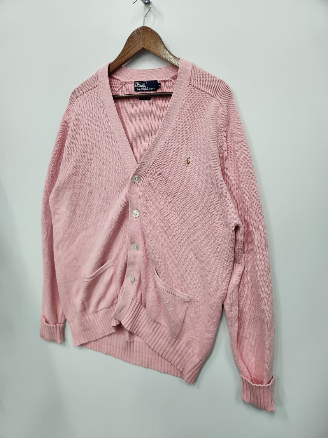 폴로 랄프로렌 핑크 가디건 상품이미지2