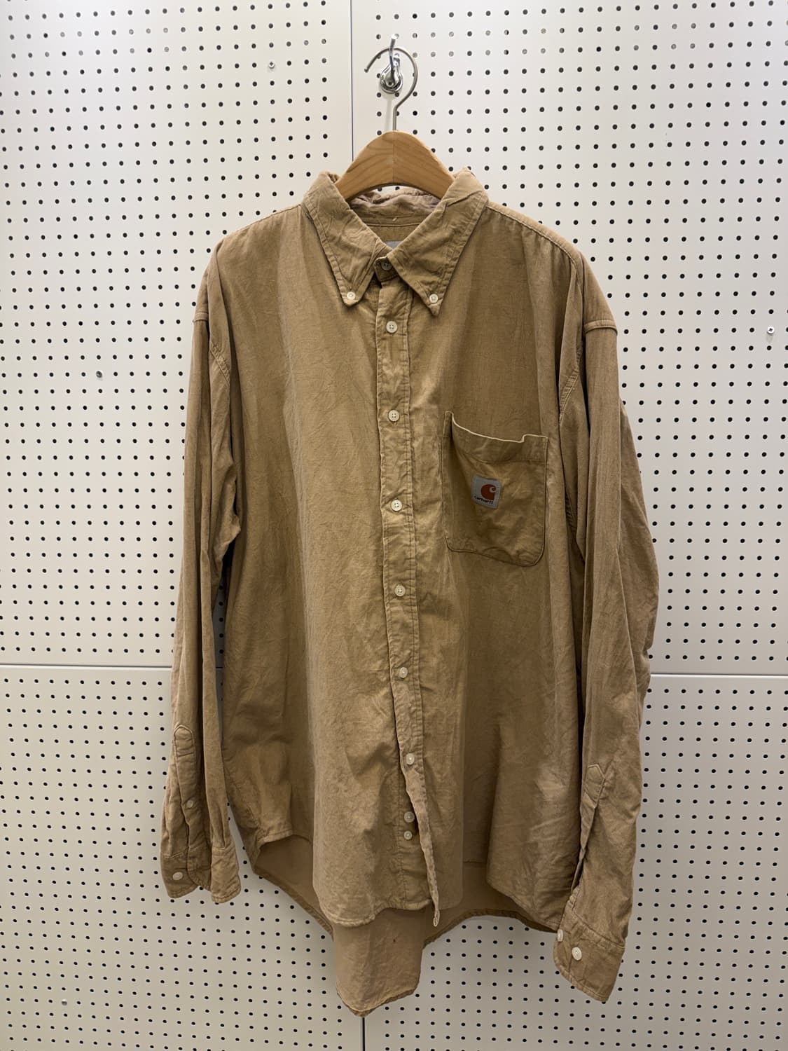 칼하트 코듀로이 원포켓 워크 자켓 U588 상품이미지2