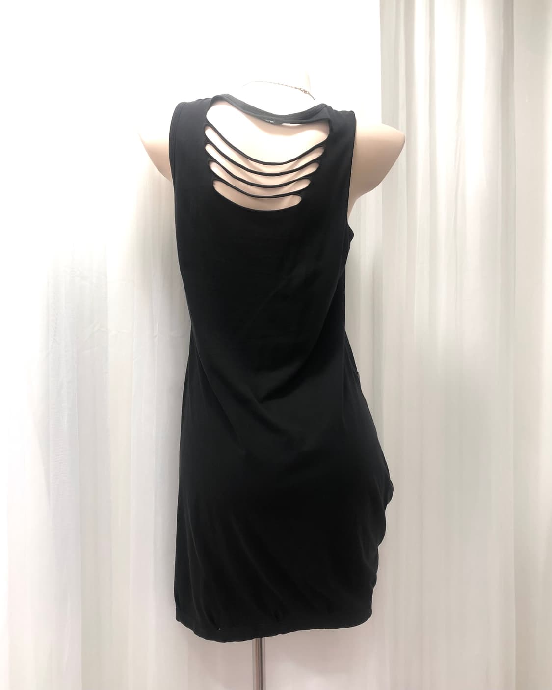 shirring pocket detail black sleeveless  상품이미지4